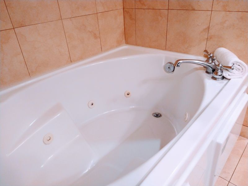 Refinished Bathtub with Accessories
