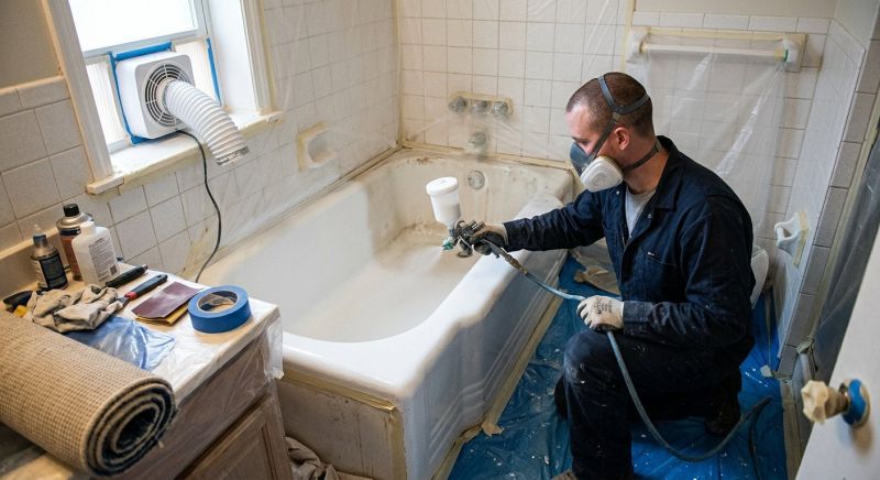 Bathtub Refinishing project example